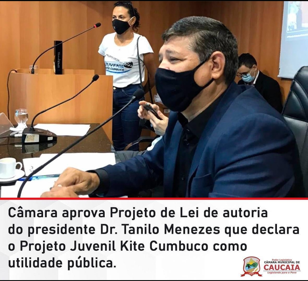 Câmara aprova projeto de lei que declara projeto Juvenil Kite Cumbuco como utilidade pública